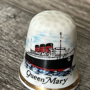Queen Mary Souvenir Thimble